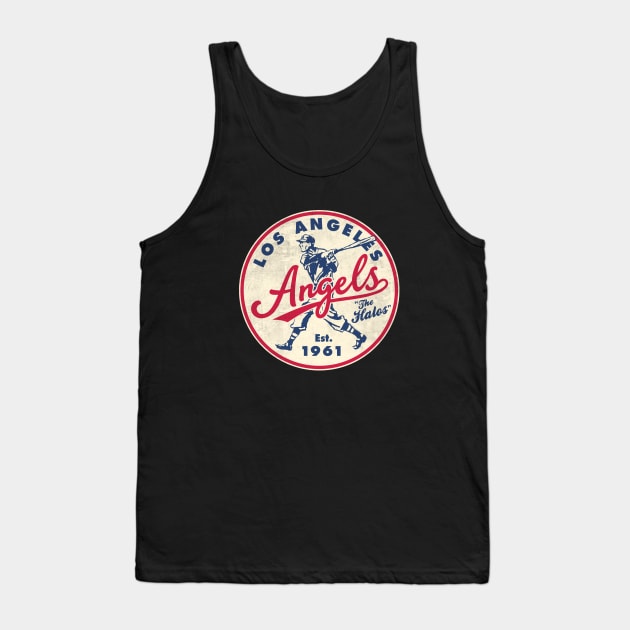 Old Style Los Angeles Angels by Buck Tee Tank Top by Buck Tee